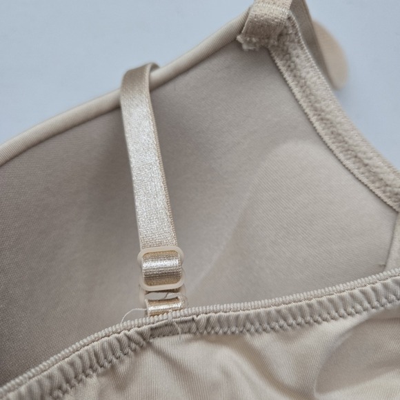 Maidenform Women Bra 34C Beige T Shirt Underwired Knit Adjustable Straps - Picture 7 of 8